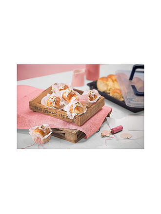 KAISER | Teglia da forno con coperchio 42x29cm antiaderente nero