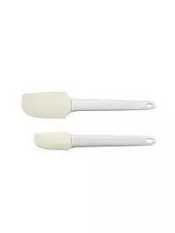 KAISER | Set di spatole per impasto, 2 pezzi, silicone/bianco | Bianco