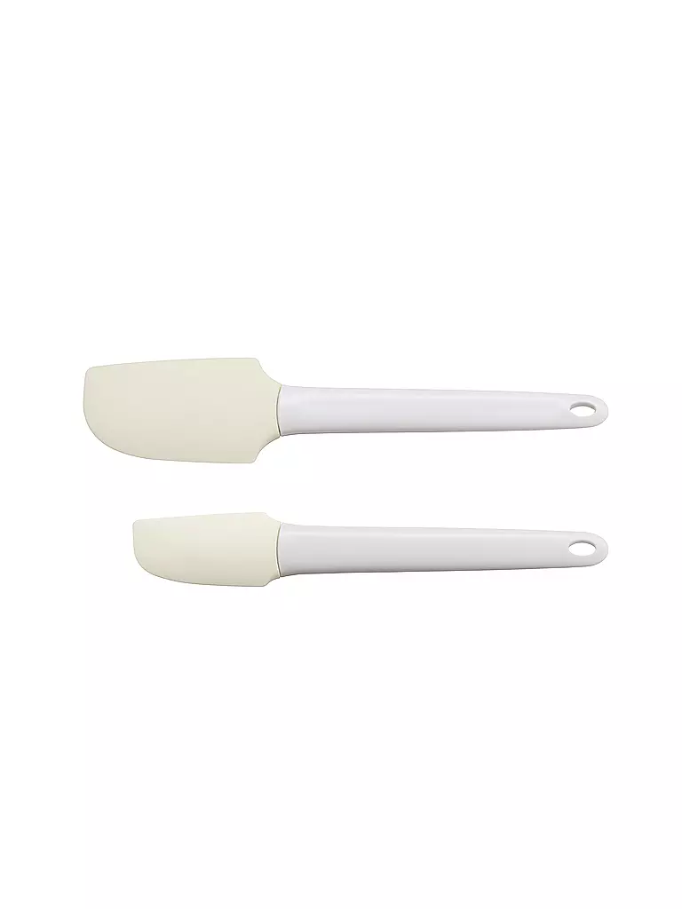 KAISER | Set di spatole per impasto, 2 pezzi, silicone/bianco | Bianco
