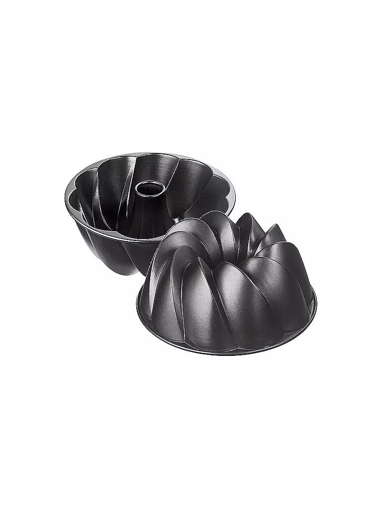 KAISER | Stampo da Gugelhupf ondulato 25 cm antiaderente | Nero