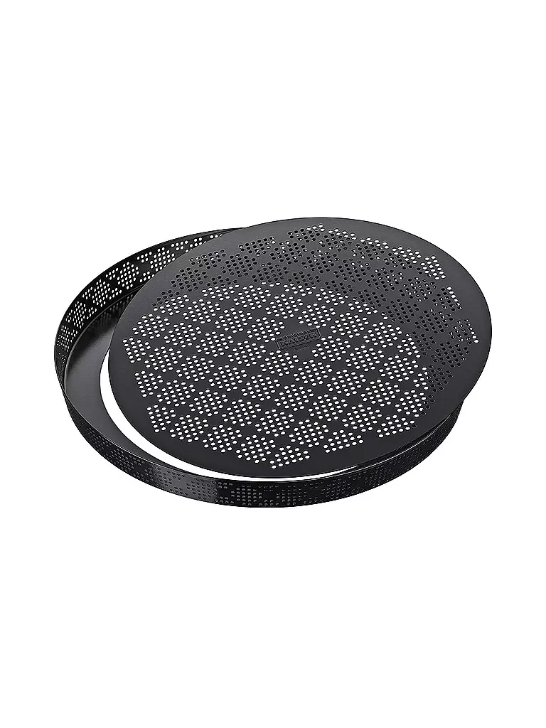 KAISER | Teglia per tarte/quiche con fondo removibile 28 cm antiaderente | Nero