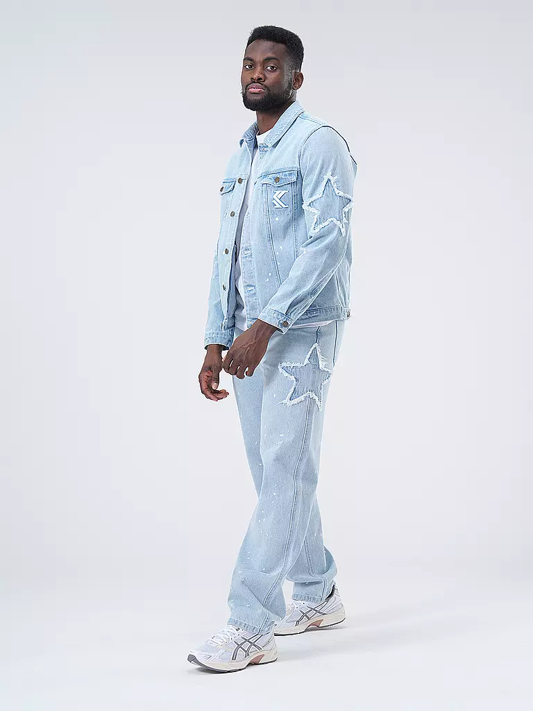 KARL KANI | Jeans Baggy Fit | Blu chiaro