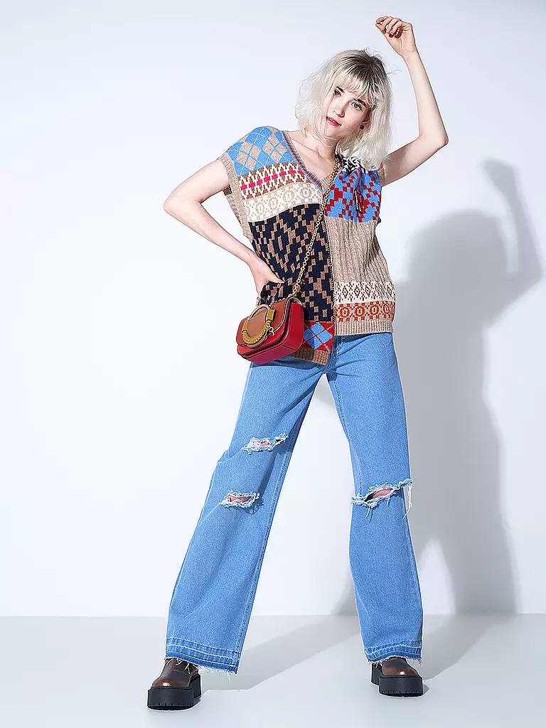 KARL KANI | Jeans Wide Leg | Blu