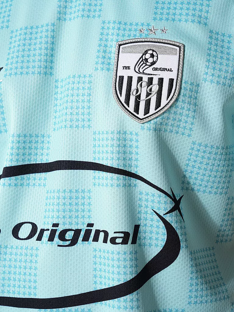 KARL KANI | T-Shirt SPORT STAR CHECK TRIKOT | Blu chiaro