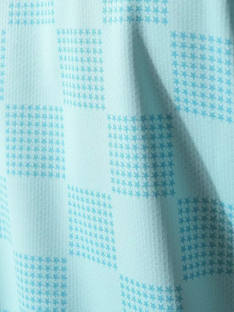 KARL KANI | T-Shirt SPORT STAR CHECK TRIKOT | Blu chiaro