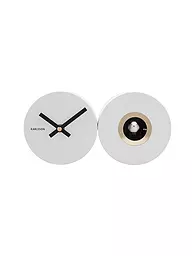 KARLSSON | Wanduhr CUCKOO DUO Grey | Bianco