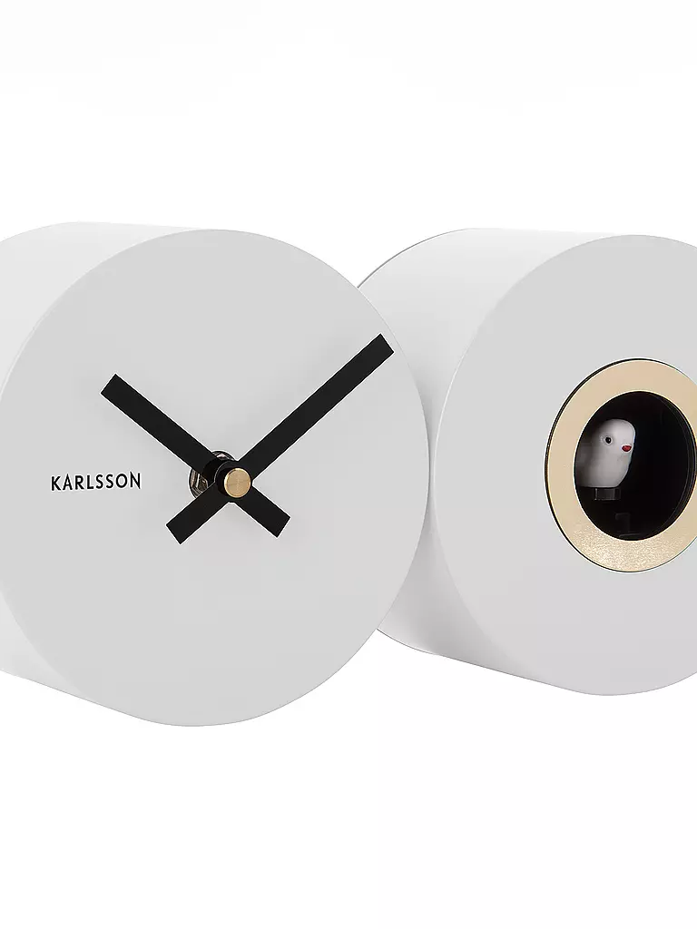 KARLSSON | Orologio da parete CUCKOO DUO Bianco | 