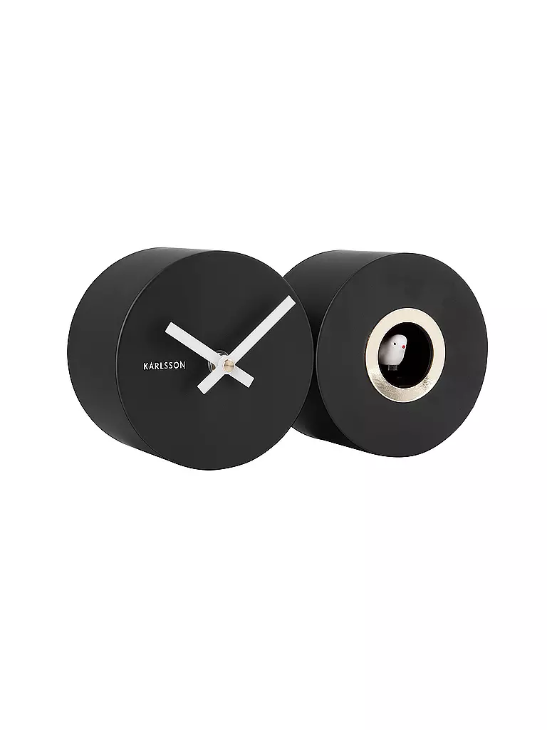 KARLSSON | Orologio da parete CUCKOO DUO Nero | Nero