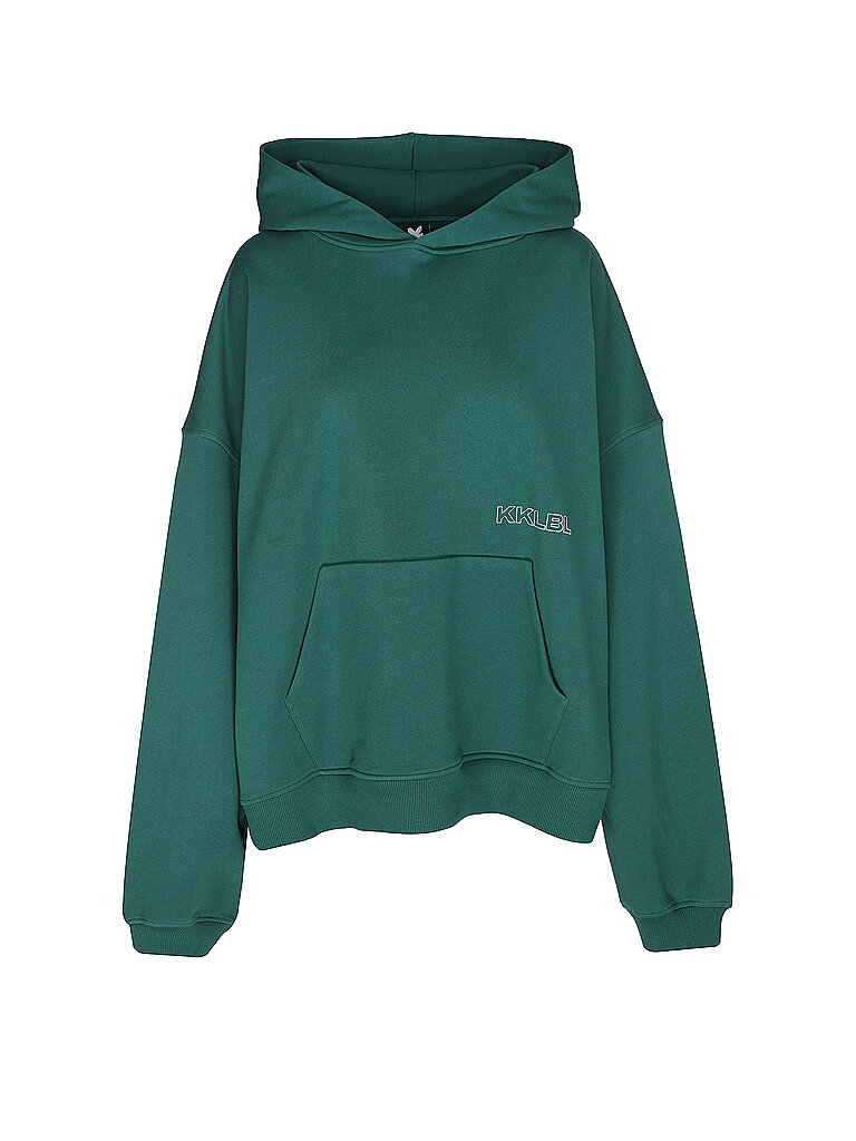 Felpa con cappuccio - Hoodie verde scuro L