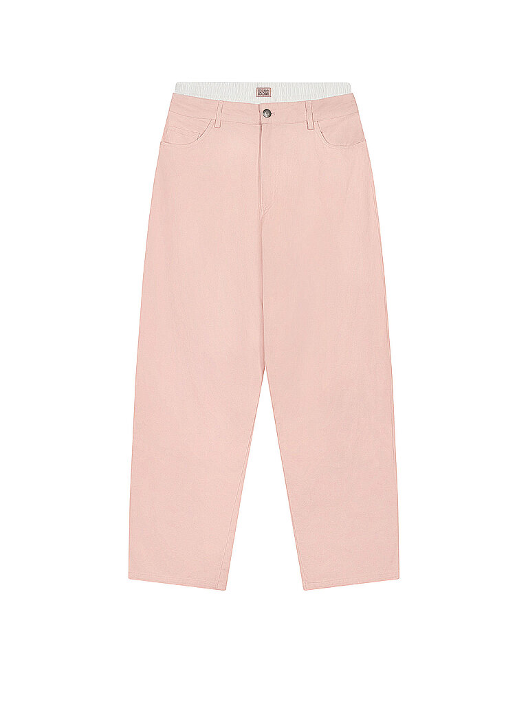 Jeans a gamba larga rosa XS
