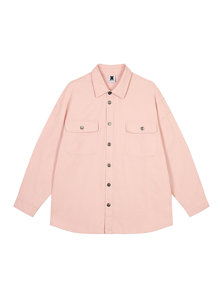 Karo Kauer Overshirt rosa M/L