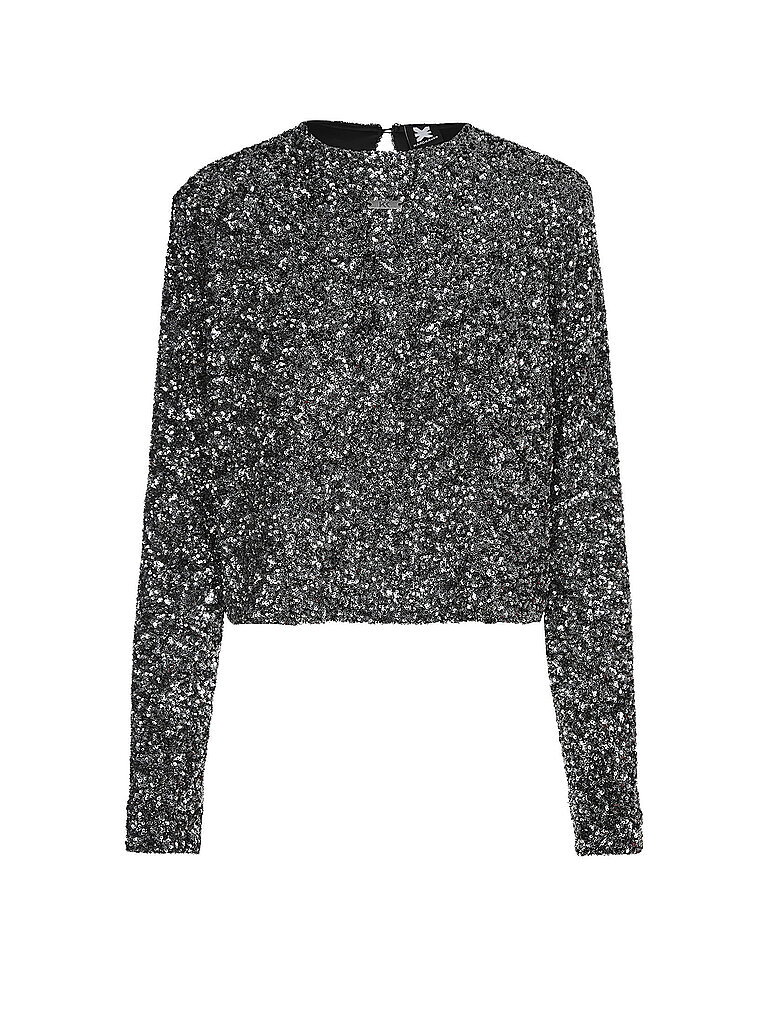 Nome prodotto: Langarmshirt SEQUINS SILVER argento M