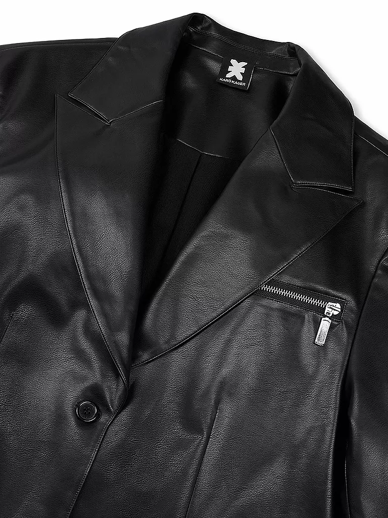 KARO KAUER | Blazer in similpelle | 