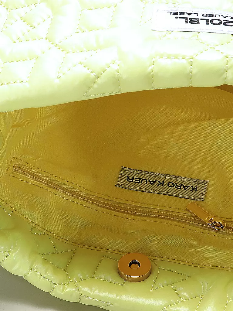KARO KAUER | Borsa - Borsa a mano PUFFER BAG LEMON | 