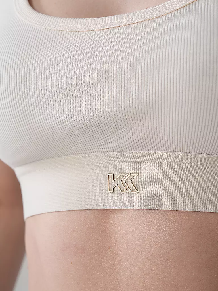 KARO KAUER | Bralette bianco sporco | 