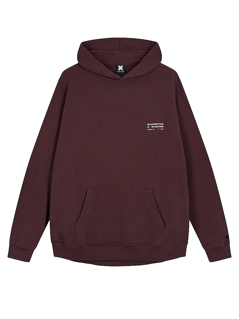 KARO KAUER | Felpa con cappuccio - Hoodie | Rosso scuro