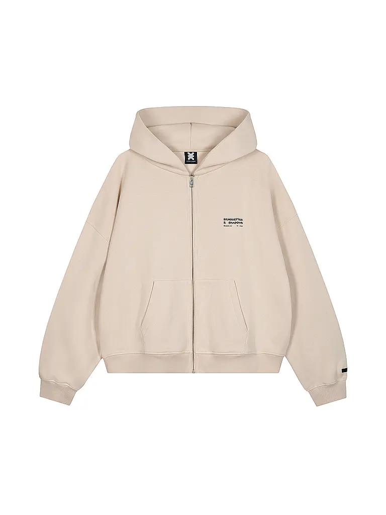 KARO KAUER | Felpa con zip | Beige