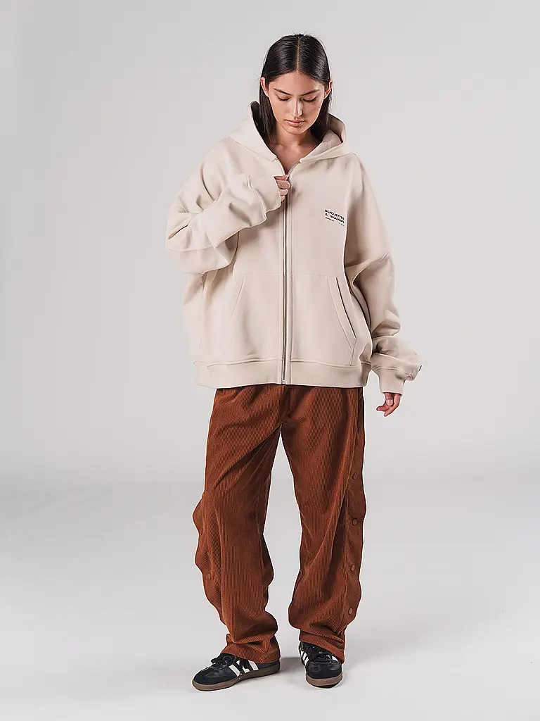 KARO KAUER | Felpa con zip | Beige