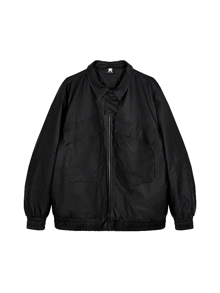 KARO KAUER | Giacca in similpelle | Nero