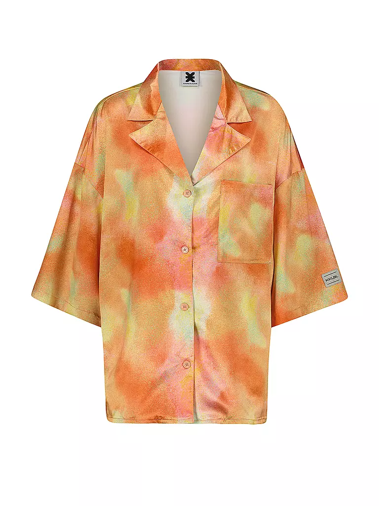 KARO KAUER | Hemdbluse AQUARELLE | Arancione
