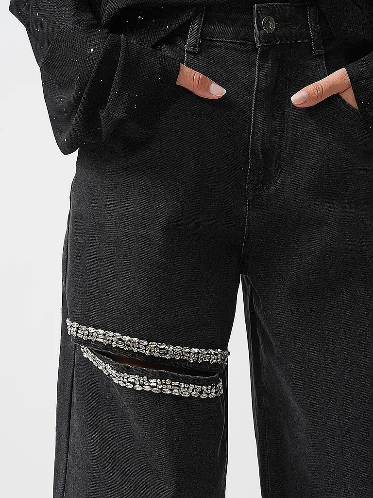 KARO KAUER | Nome prodotto: Jeans Balloon Fit PETITE DIAMOND | 