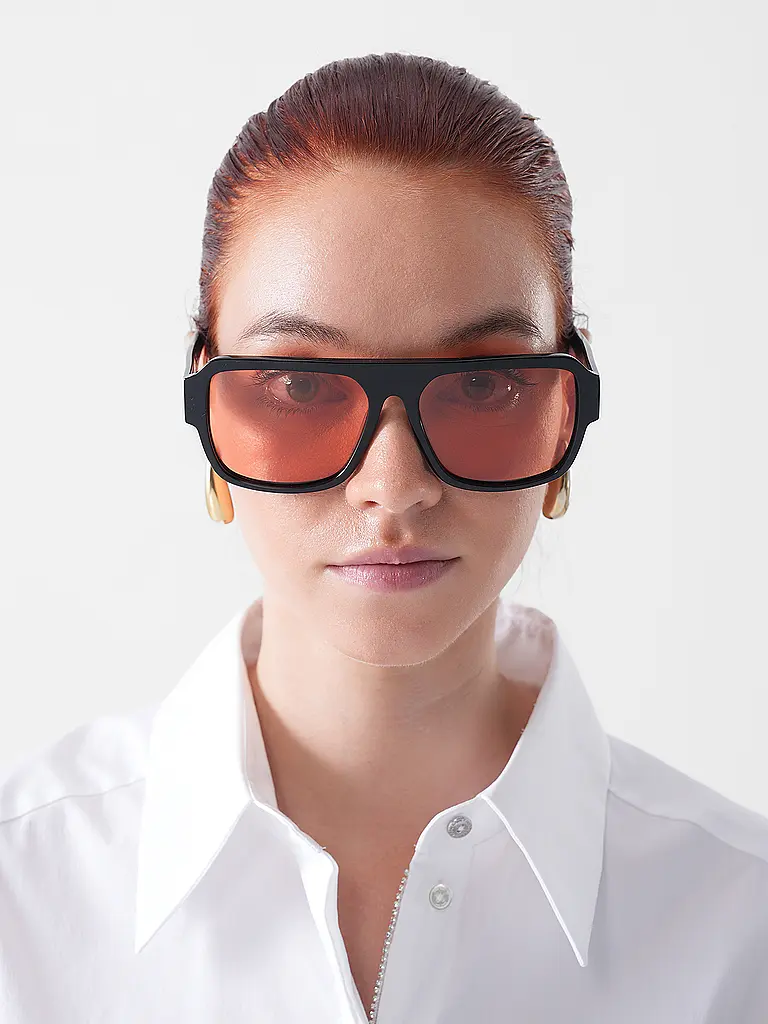 KARO KAUER | Occhiali da sole RETRO ORANGE | Nero