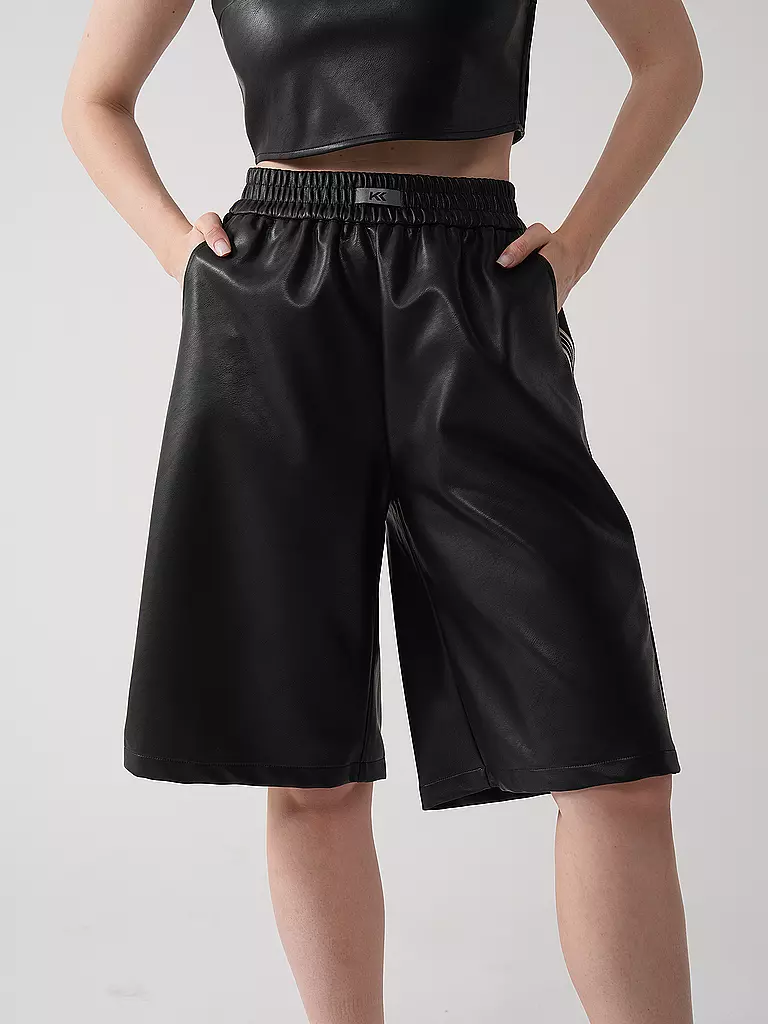KARO KAUER | Shorts in similpelle | 