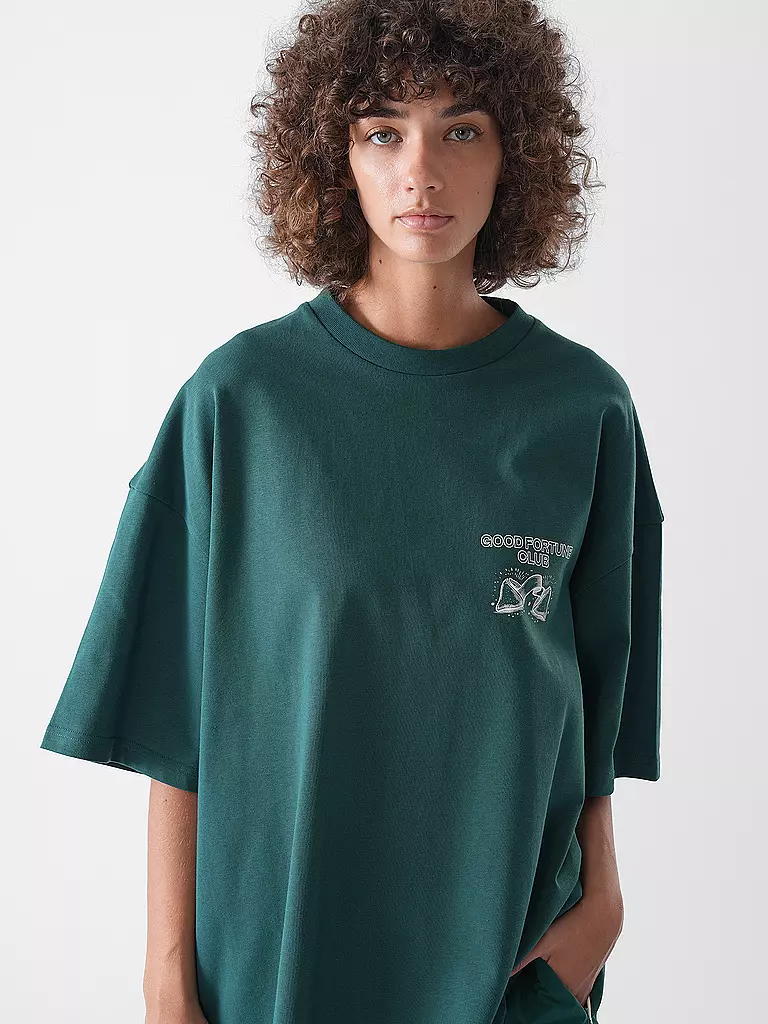 KARO KAUER | T-Shirt Oversized Fit GOOD FORTUNE | 