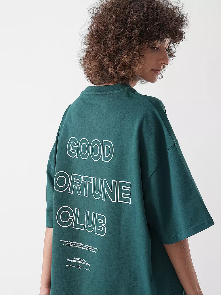 KARO KAUER | T-Shirt Oversized Fit GOOD FORTUNE | 