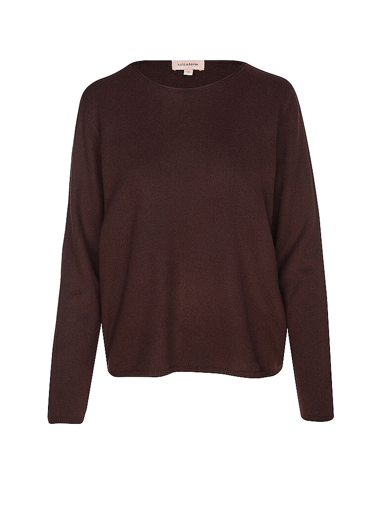 Pullover in cashmere rosso scuro M
