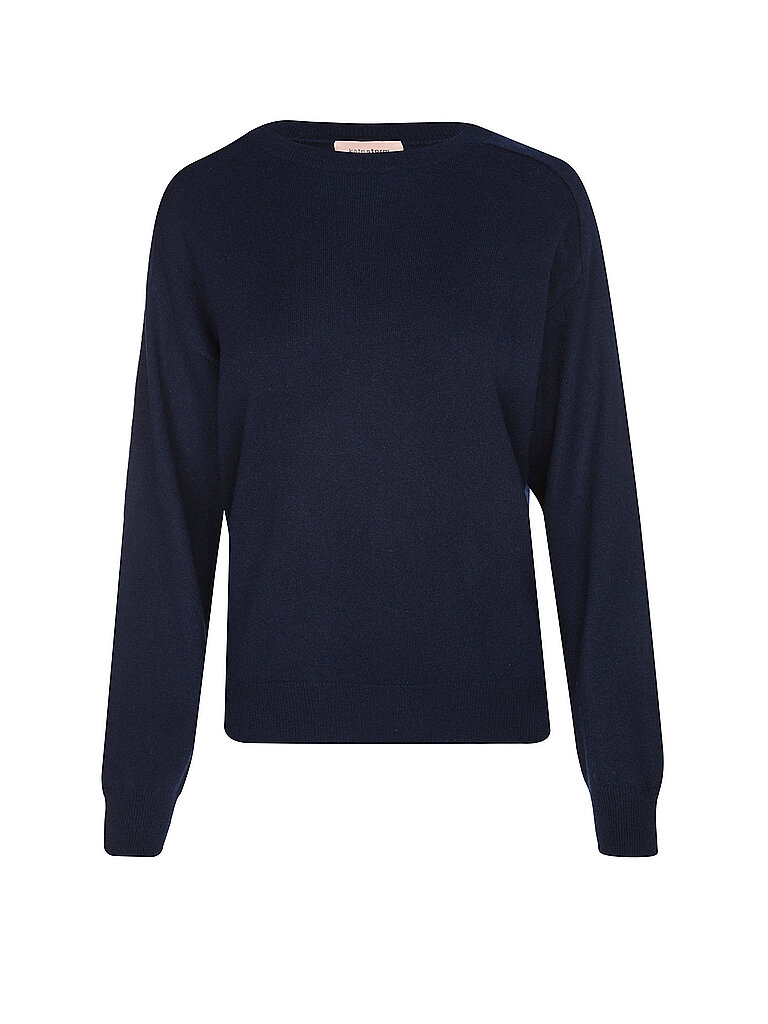 Pullover in cashmere blu S