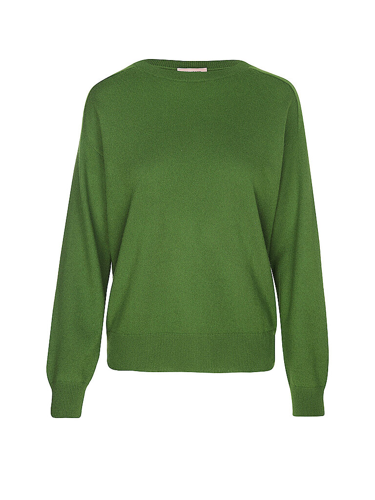 Pullover in cashmere verde S