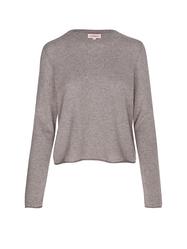 Pullover in cashmere marrone XL