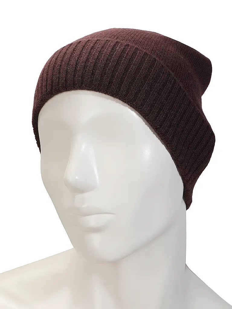 KATESTORM | Berretto - Cuffia in cashmere | Rosso scuro