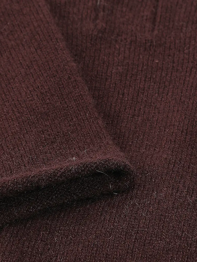 KATESTORM | Guanti in cashmere | Rosso scuro
