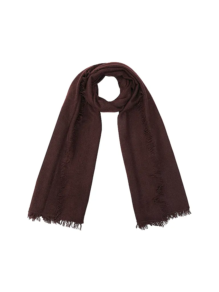 KATESTORM | Sciarpa in cashmere | Rosso scuro