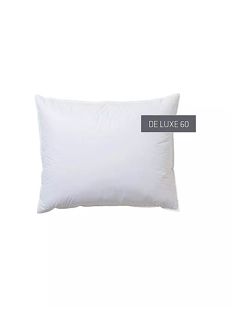 KAUFFMANN | Cuscino "De Luxe 60" 40x60cm (320g Morbido) | Bianco