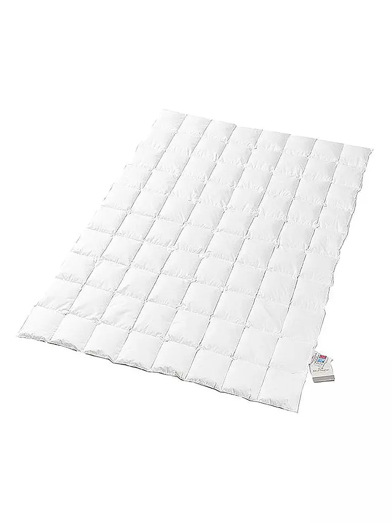 KAUFFMANN | Piumino "Superior" 200x200cm (350g Leggero) | Bianco