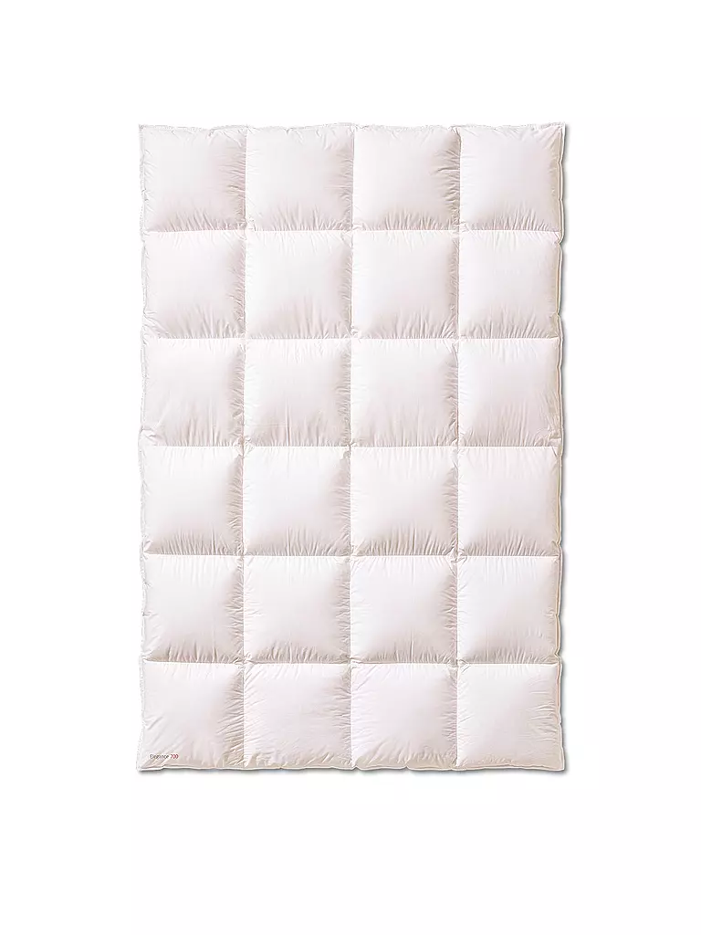 KAUFFMANN | Piumino a cassette ELEGANCE 700 140 x 200 cm | Bianco