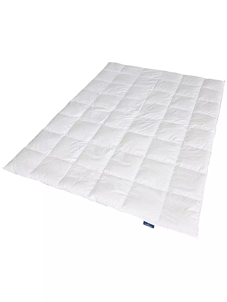 KAUFFMANN | Piumino a cassettoni "Superior" 140x220cm (530g medio) | Bianco
