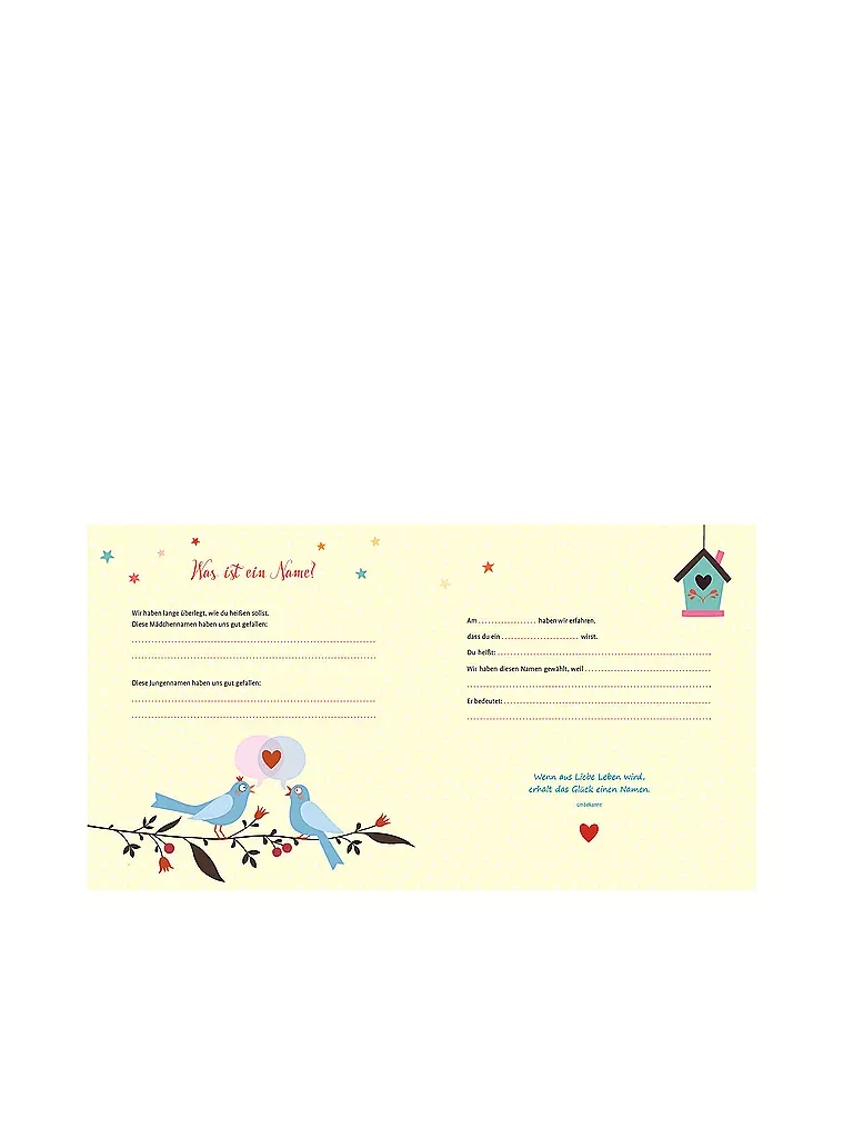 KAUFMANN VERLAG | La mia nascita - Un album di ricordi | Senza colore