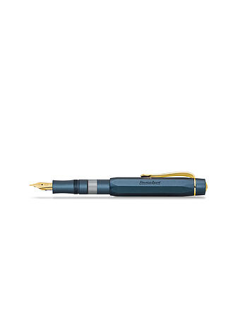 KAWECO | Penna stilografica Piston Sport AL Navy/Gold B