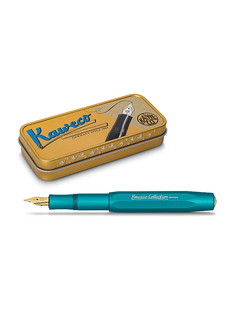 KAWECO | Penna stilografica Collection Iguana Blue Broad | 