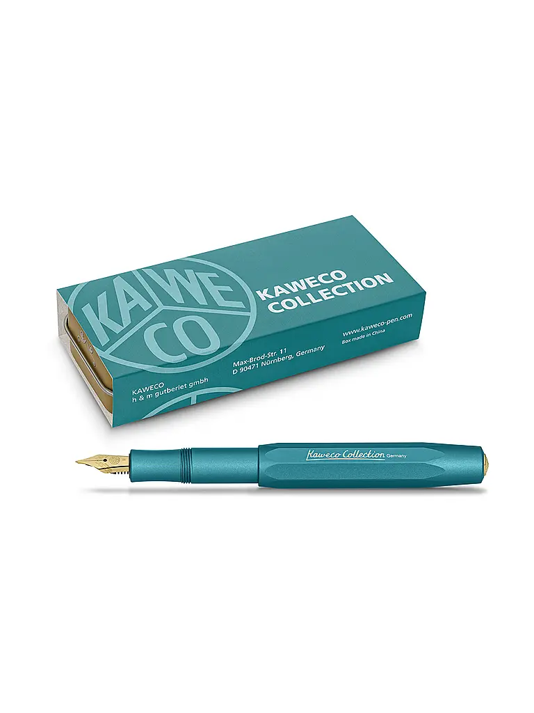 KAWECO | Penna stilografica Collection Iguana Blue Fine | 