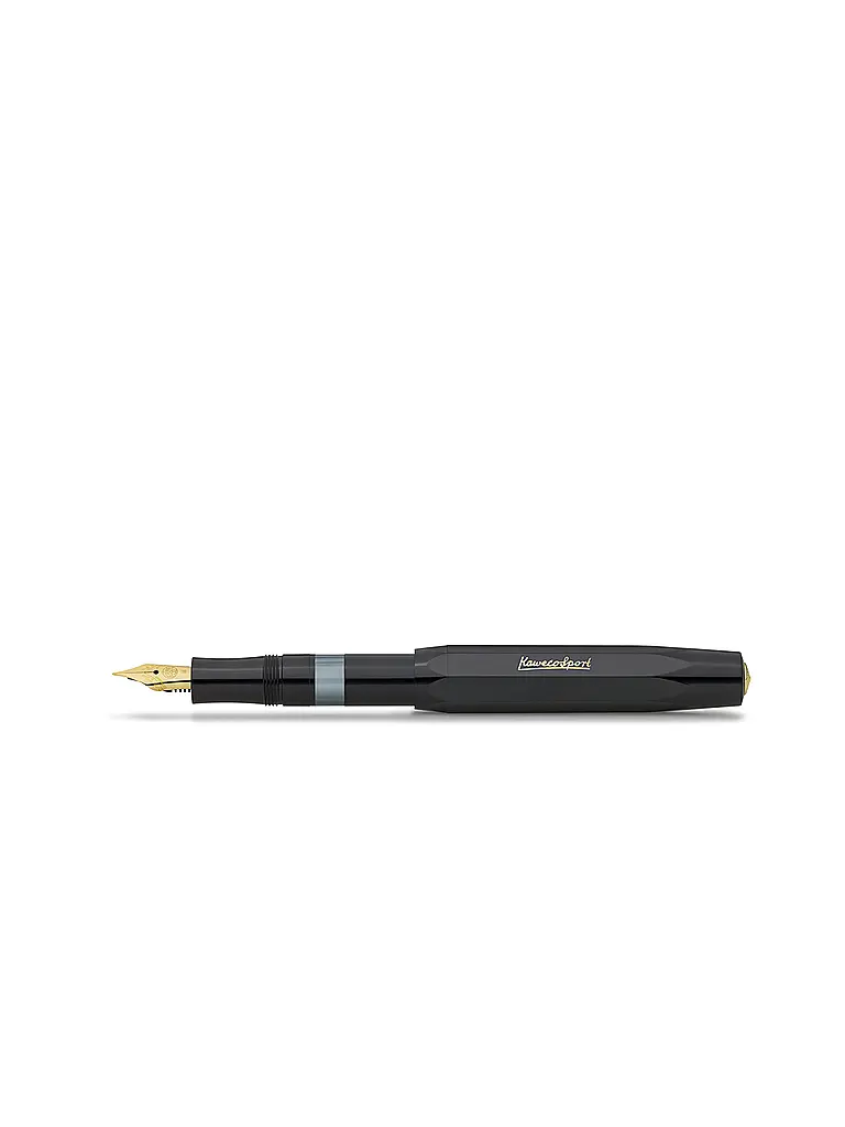 KAWECO | Penna stilografica PISTON SPORT CLASSIC Black Gold | Nero