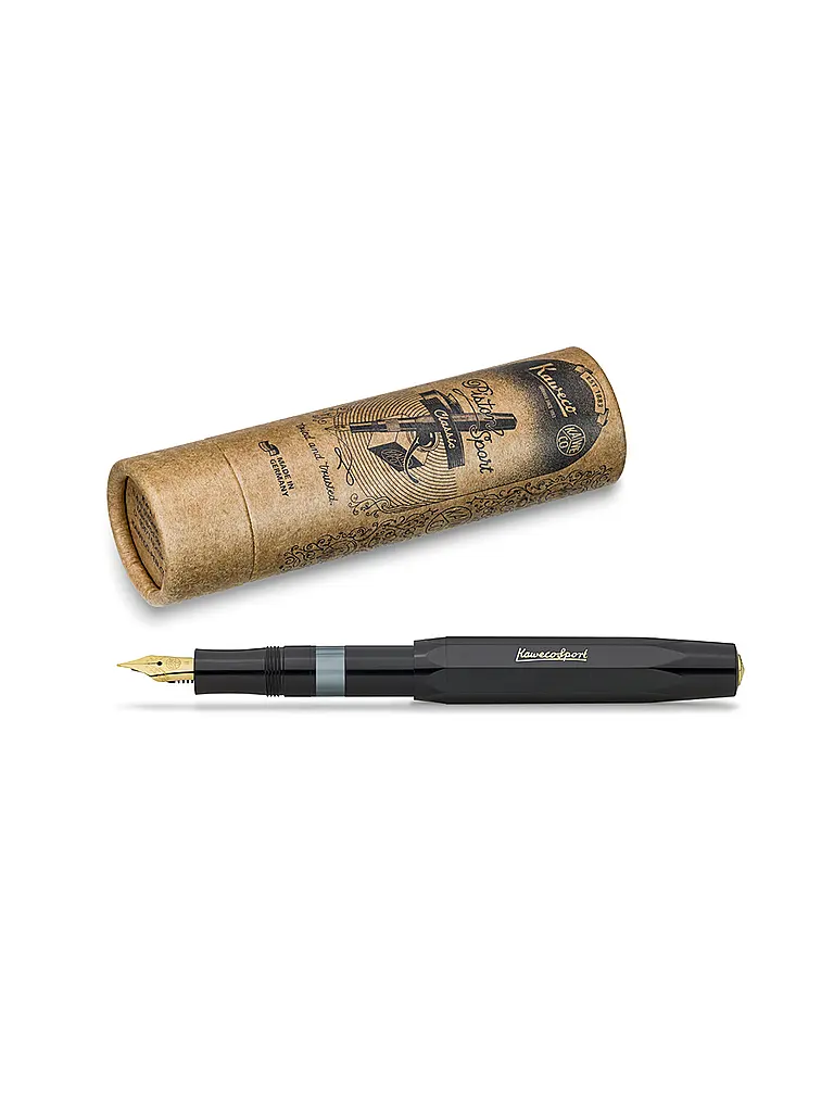 KAWECO | Penna stilografica PISTON SPORT CLASSIC Black Gold | 