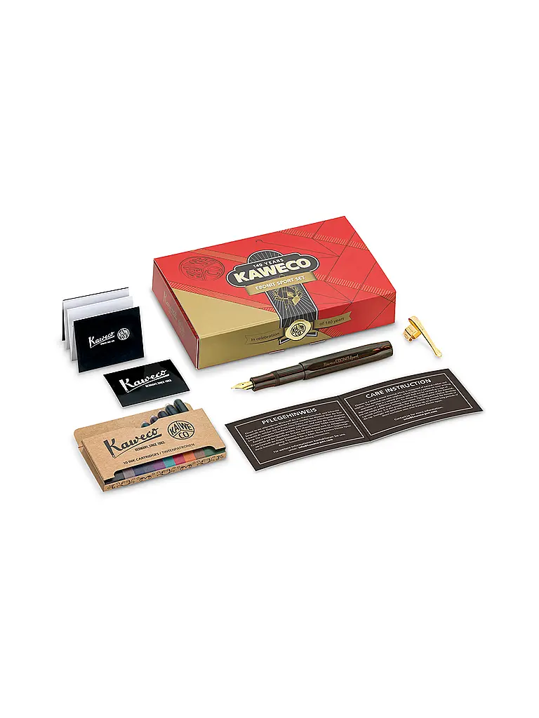 KAWECO | Set penna stilografica EBONIT Set Fine | 