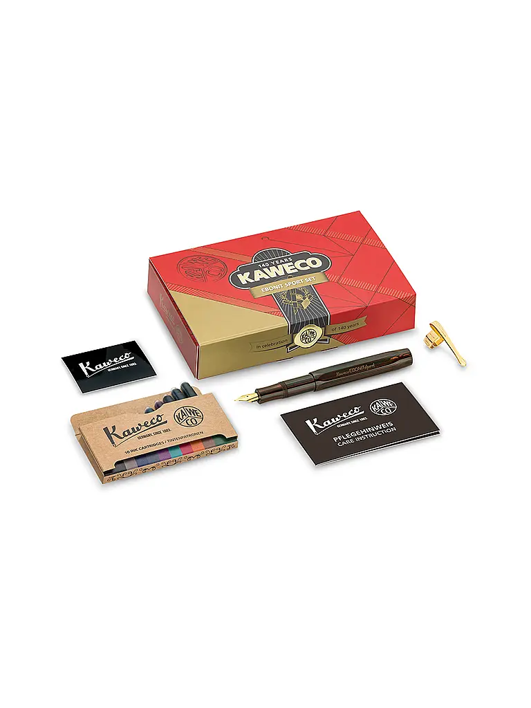 KAWECO | Set penna stilografica EBONIT Set Fine | 