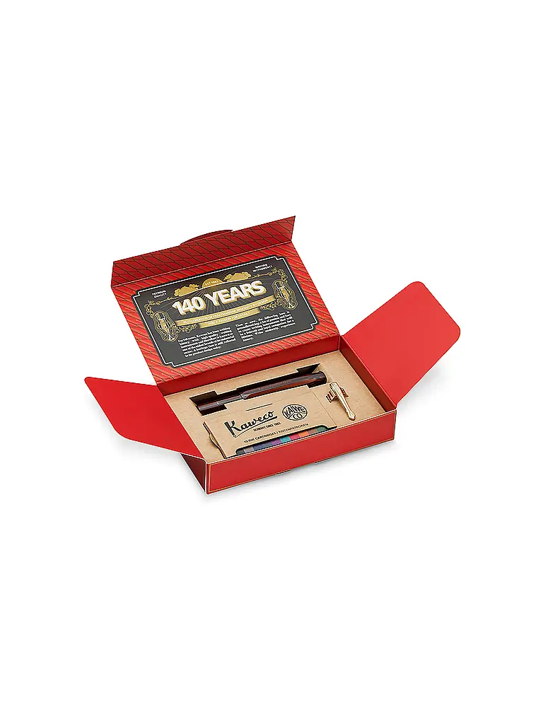 KAWECO | Set penna stilografica EBONIT Set Medium | 