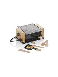 KELA | Raclette Hot Stone BEDRETTO per 4 persone Granito / Legno | Grigio